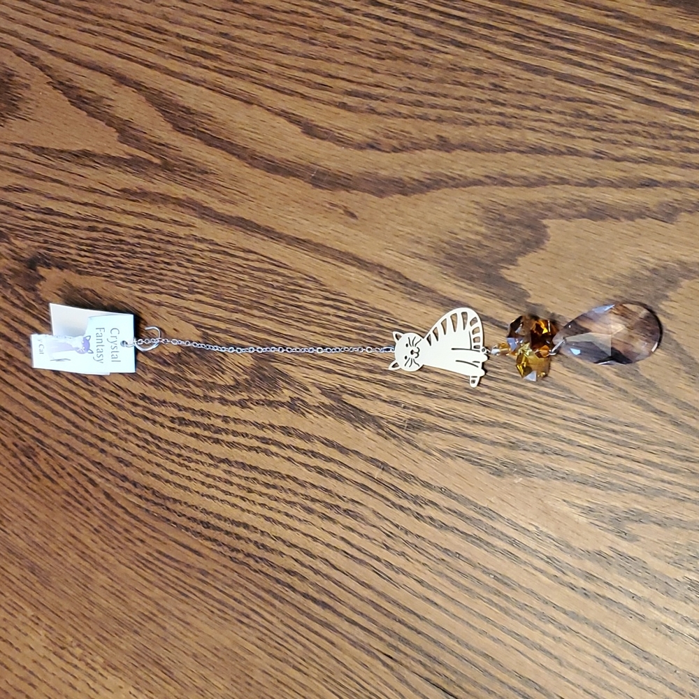 Crystal Fantasy cat charm